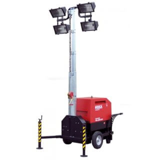 Lighting Tower With Diesel Generator